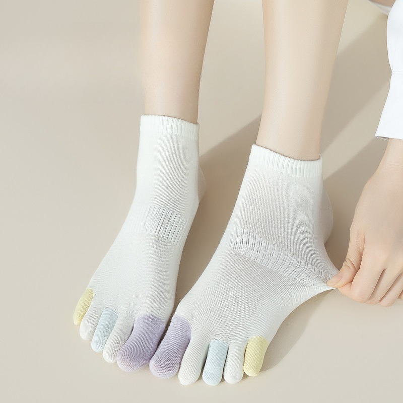 Toe Sock Split - 6 paires d'été mince respirant absorbant