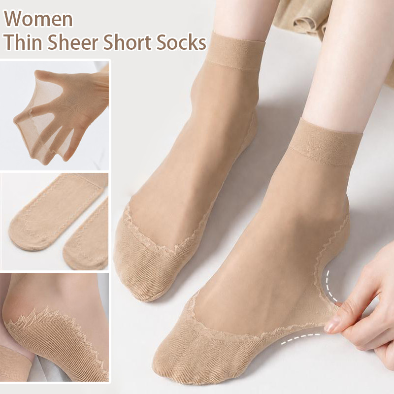 Invisibility Sock Loafer - 10 paires de chaussettes invisibles ultra-fines