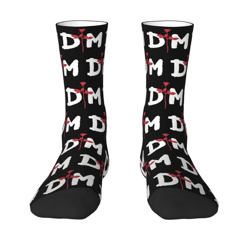 Dress Sock Men - Chaussettes personnalisées Depeche Mode pour hommes,