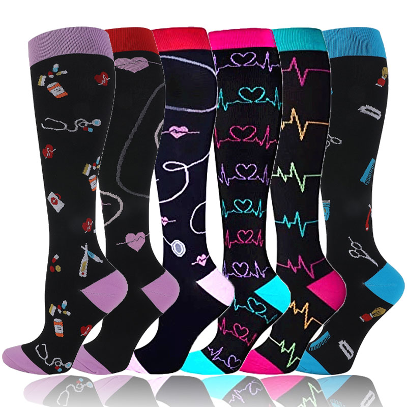 Compression Sock Medical - Chaussettes de Compression 20-30 Mmhg, pour