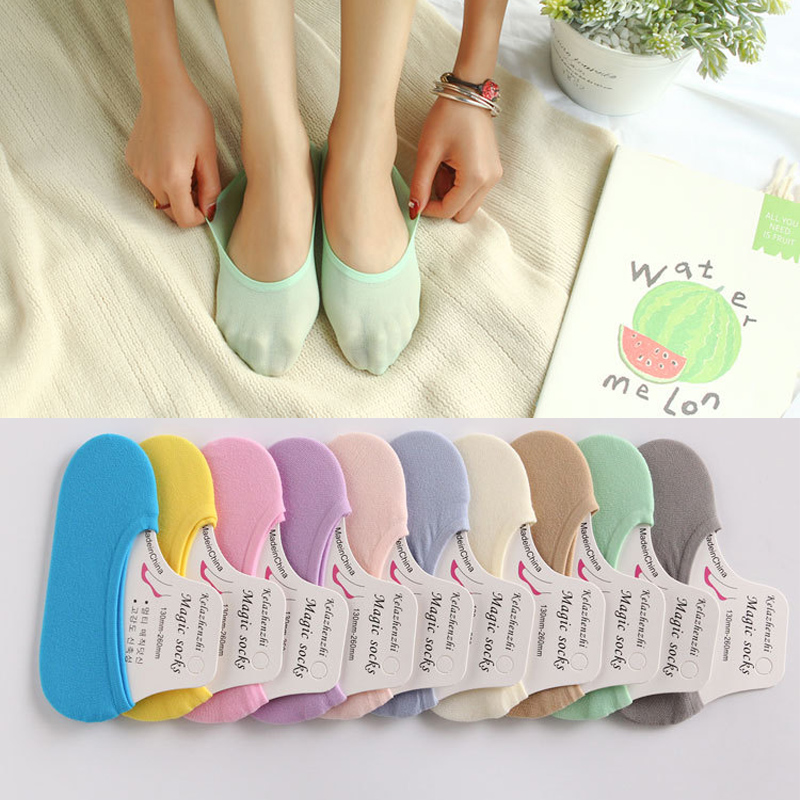 Invisibility Sock Loafer - Mocassins invisibles pour filles, chaussettes d'été