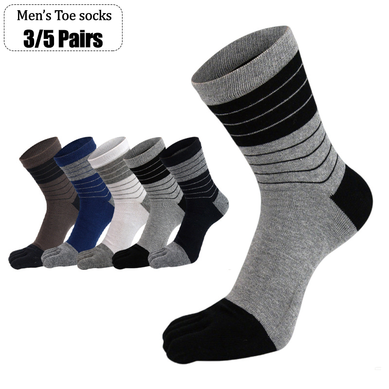 Toe Sock Split - 3/5 paires de chaussettes mi-mollet pour