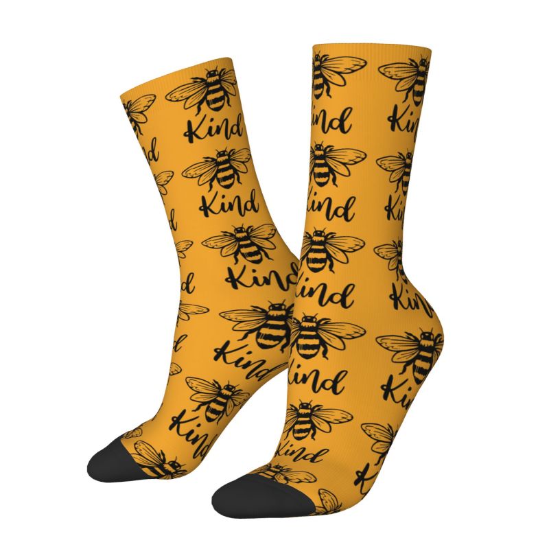 Dress Sock Men - Chaussettes personnalisées pour hommes, abeille à