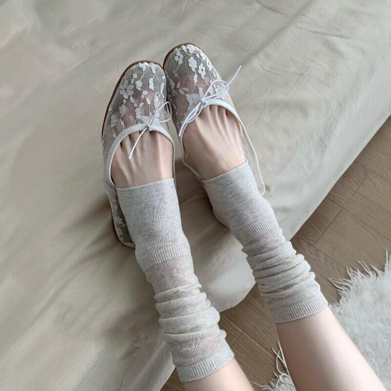 Boot Sock Slouchy - 1 Paire de Chauffe-jambes en Maille