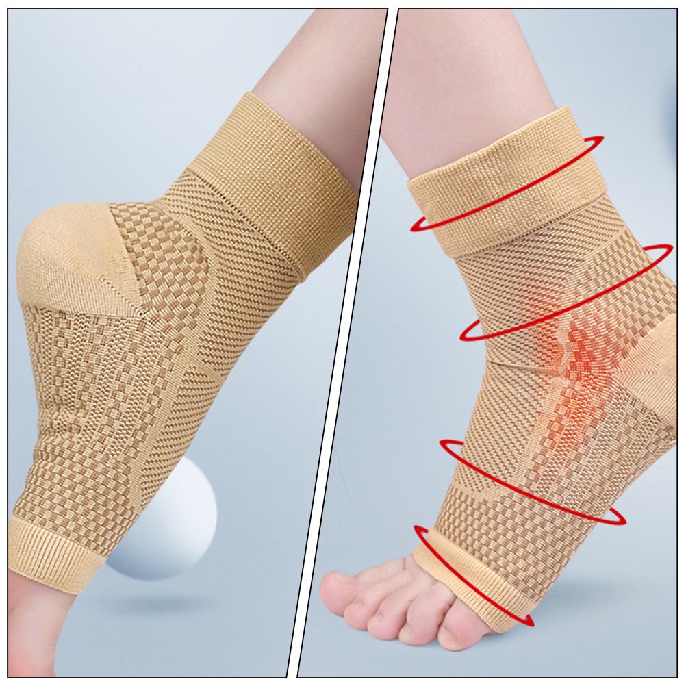 Ankle Brace Sock - 1 Paire de Chaussettes de Compression