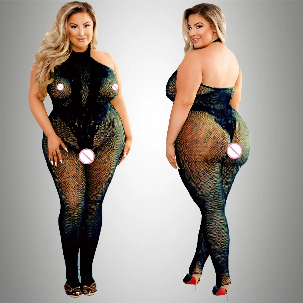 Fishnet Stocking Women - Body grande taille pour femmes, Lingerie