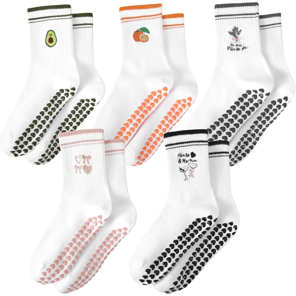 Grip Sock Yoga - Chaussettes de yoga pour femmes, mignonnes,