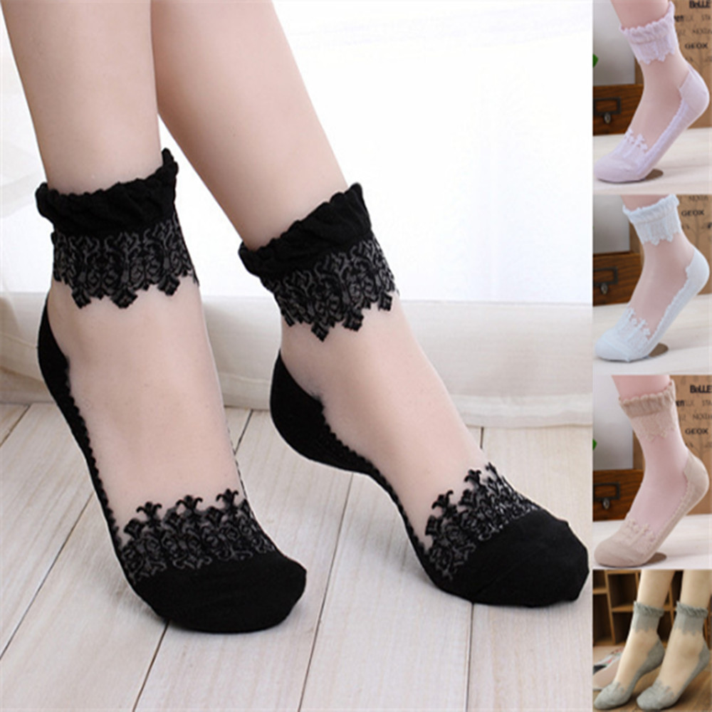 Invisibility Sock Loafer - Femme dentelle chaussette courte chaussettes minces