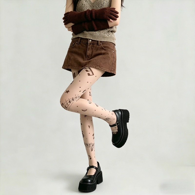 Collants transparents imprimés - Tights Pantyhose Sheer avis et prix