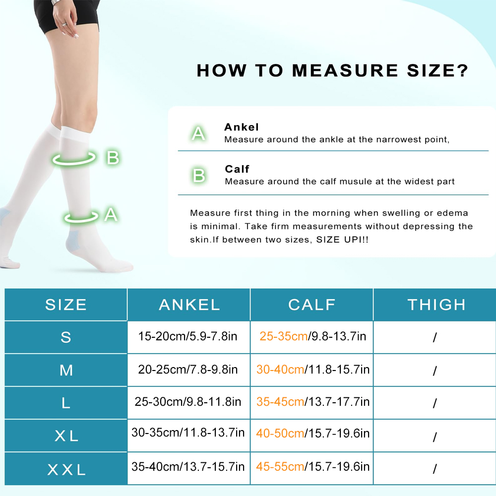 1 paire de bas médicaux anti-e - Compression Sock Medical avis et prix