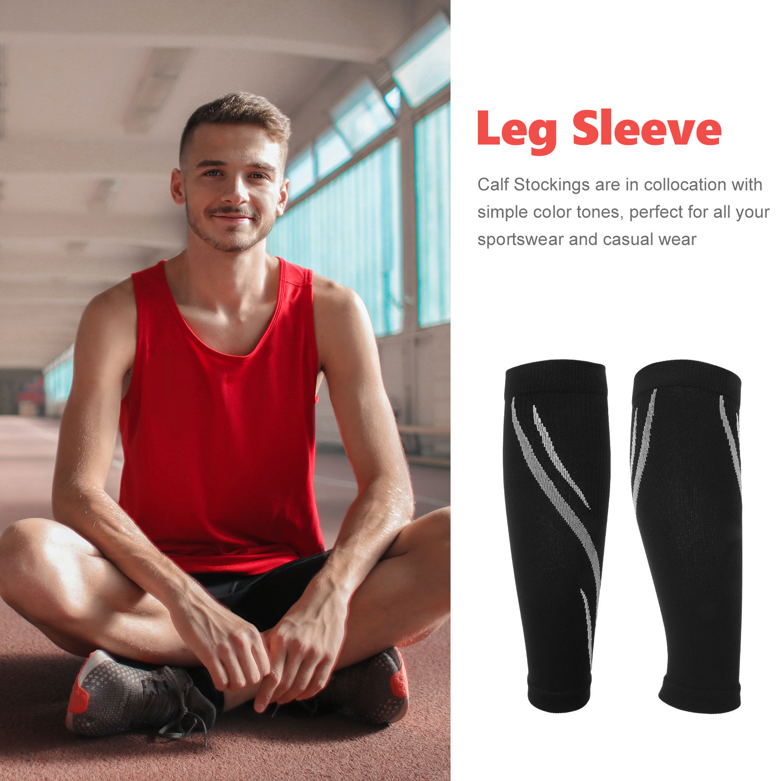1 paire de manchons de compres - Compression Sleeve Calf avis et prix