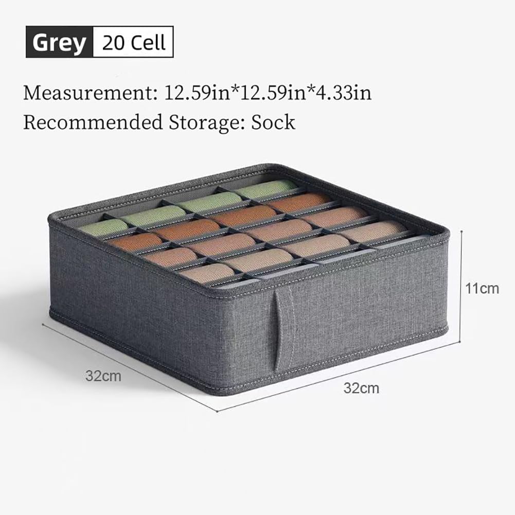 Boîte de rangement pliable en  - Sock Organizer Tray avis et prix
