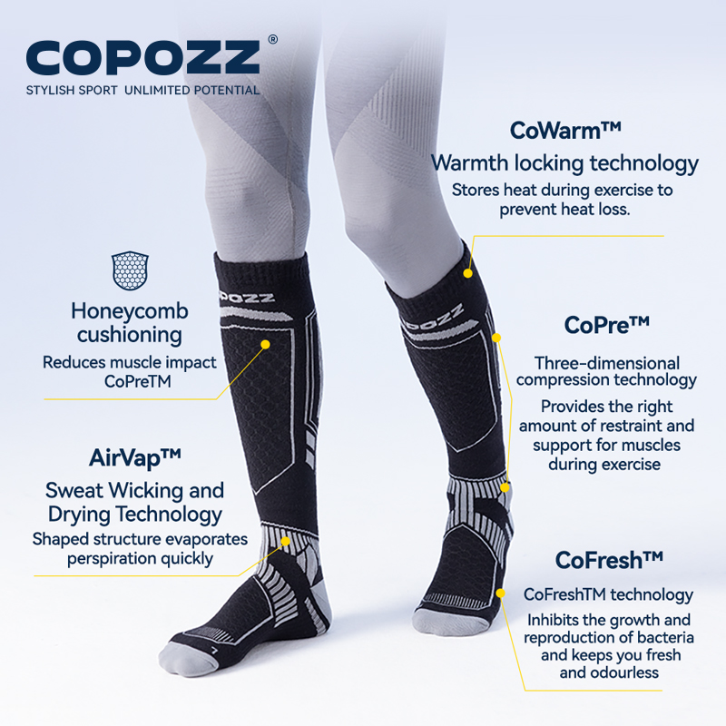 COPOZZ laine mérinos hiver cha - Thermal Sock Winter avis et prix