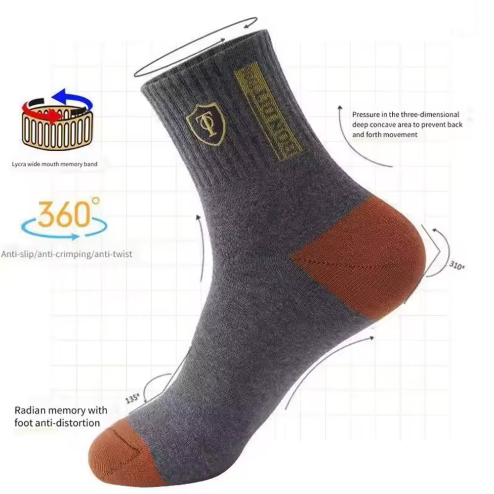 Chaussettes thermiques pour ho - Cotton Crew Sock Pack avis et prix