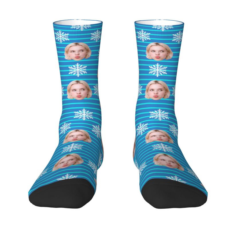 Photo de visage de noël person - Dress Sock Men avis et prix