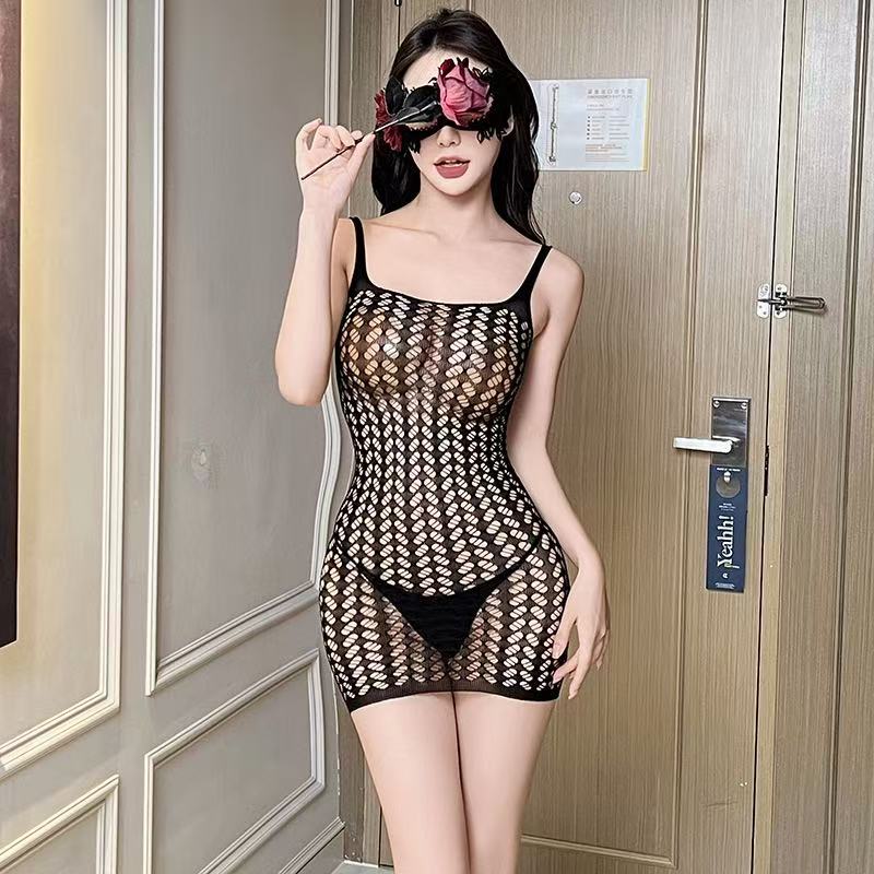 Body sexy avec entrejambe ouve - Fishnet Stocking Women avis et prix