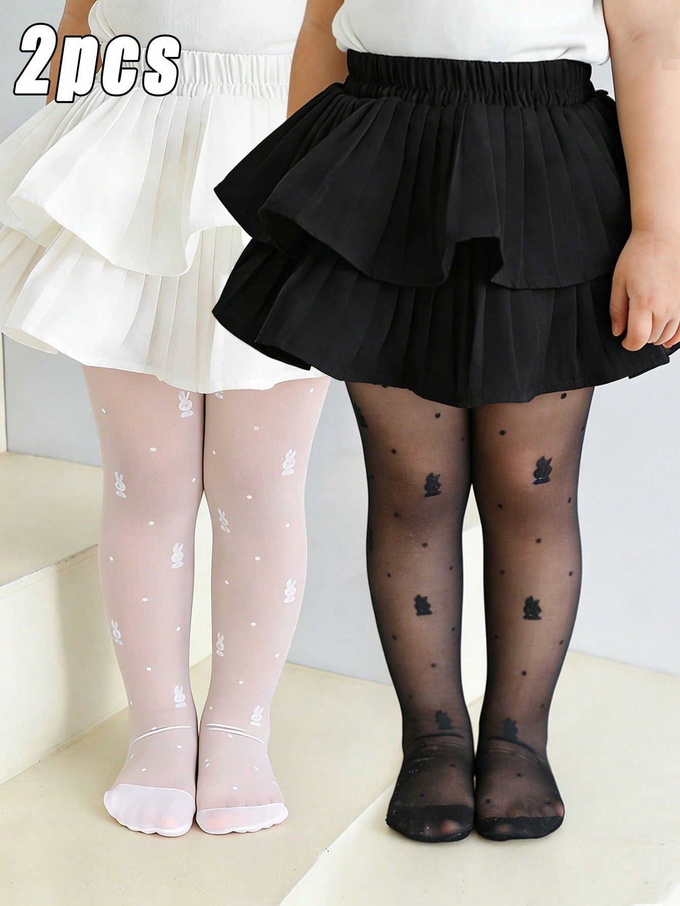 Lot de 2 collants pour petites - Tights Pantyhose Sheer avis et prix