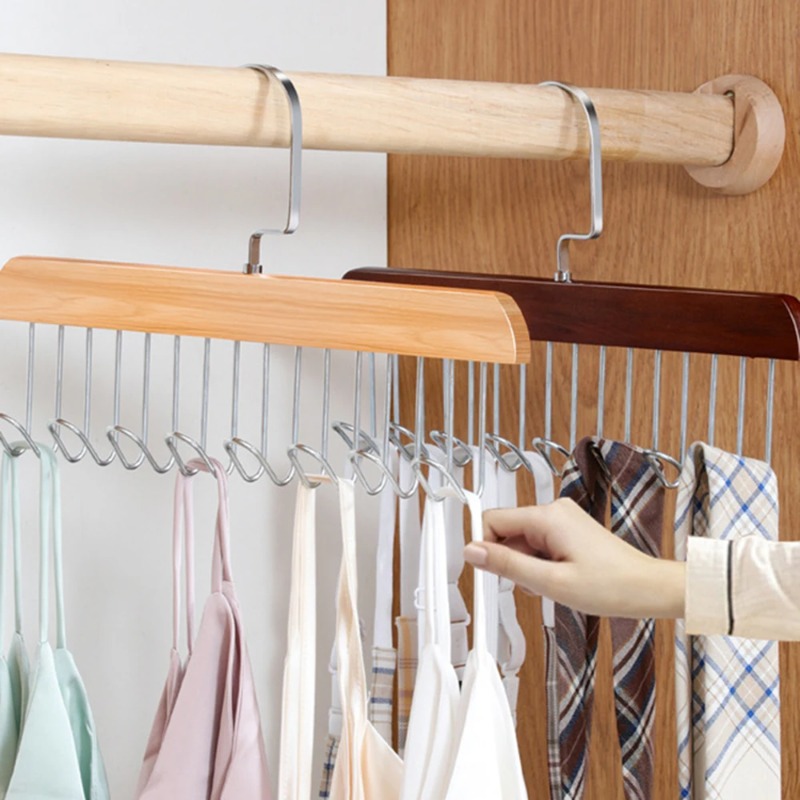Cintre à huit crochets en bois - Sock Organizer Tray avis et prix