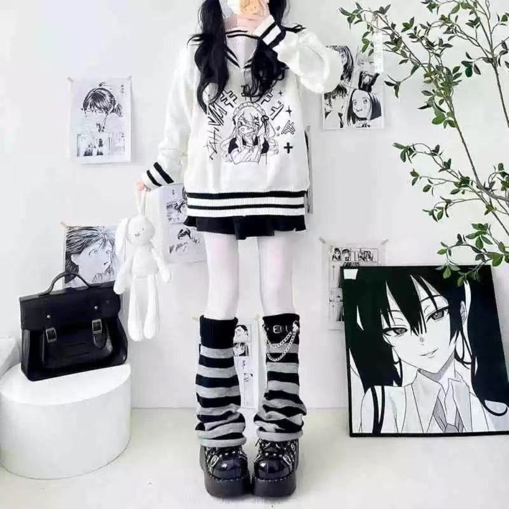 Guêtres en tricot style japona - Boot Sock Slouchy avis et prix