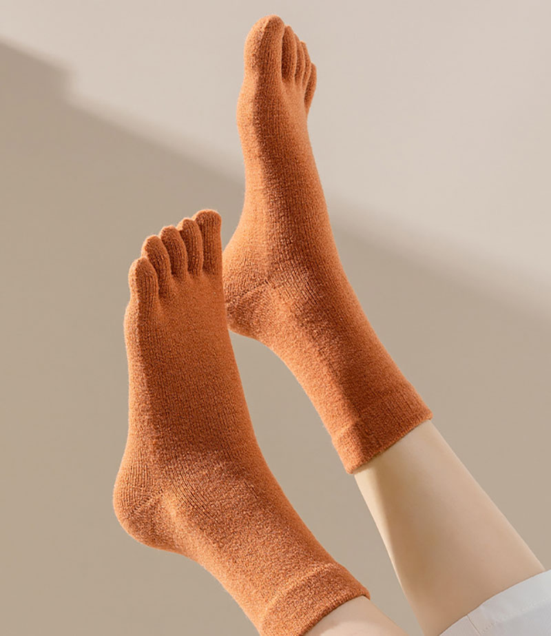 Chaussettes en cachemire épais - Toe Sock Split avis et prix