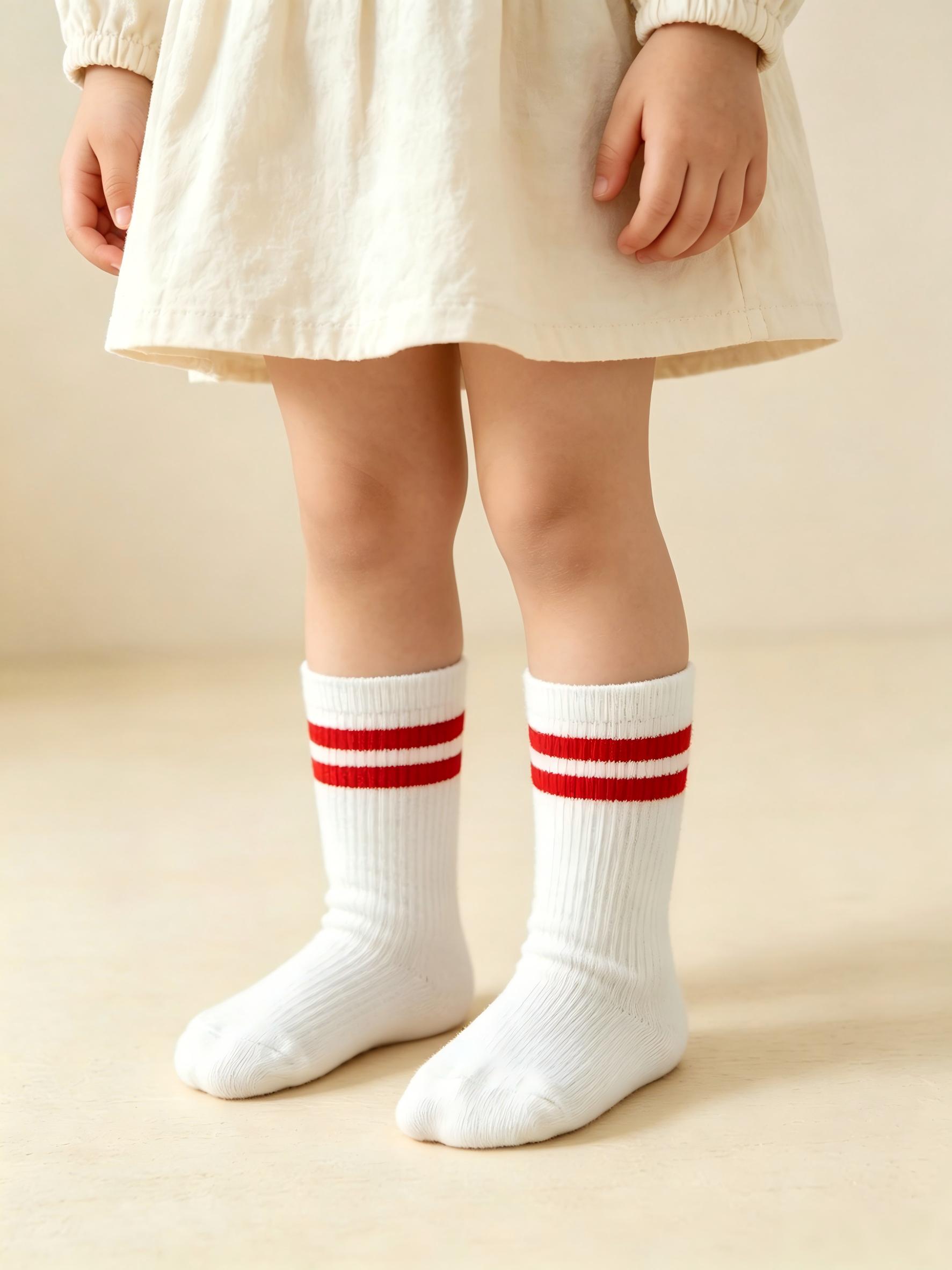 Lot de 4 chaussettes rayées po - Cotton Crew Sock Pack avis et prix