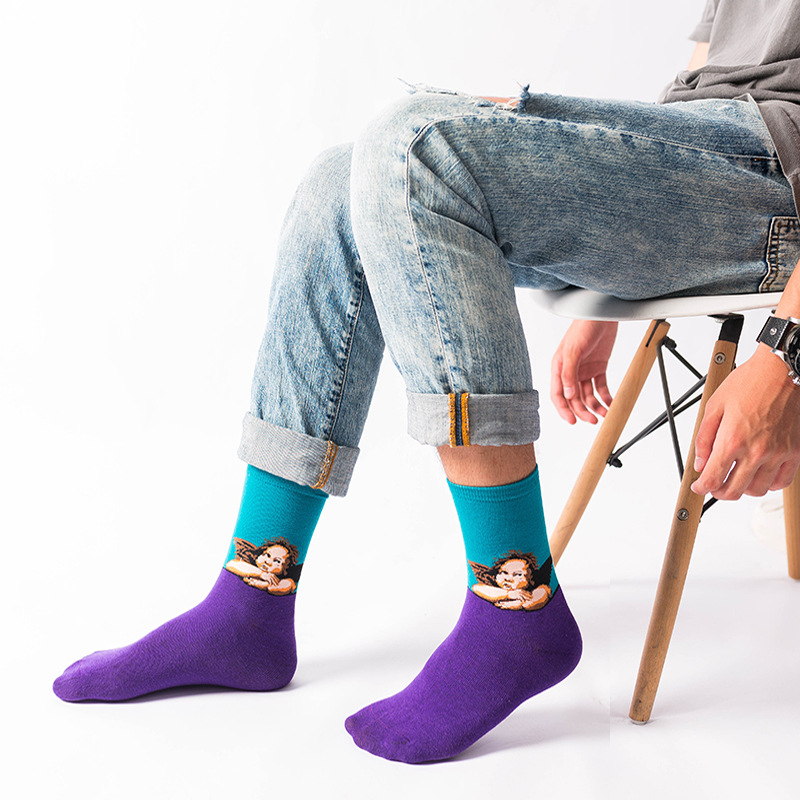 Chaussettes de peinture à l'hu - Cotton Crew Sock Pack avis et prix