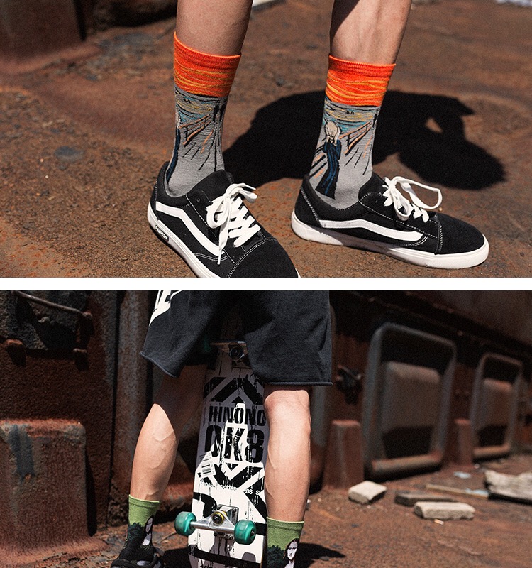 Chaussettes de peinture à l'hu - Cotton Crew Sock Pack avis et prix