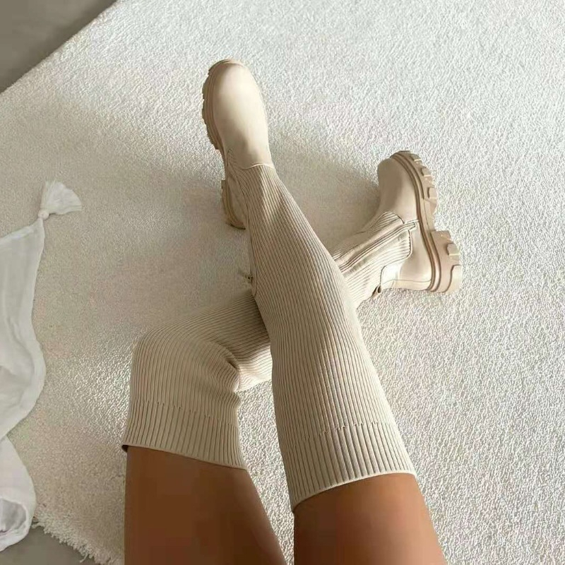 2025 chaussures d'hiver femmes - Knee High Sock Women avis et prix
