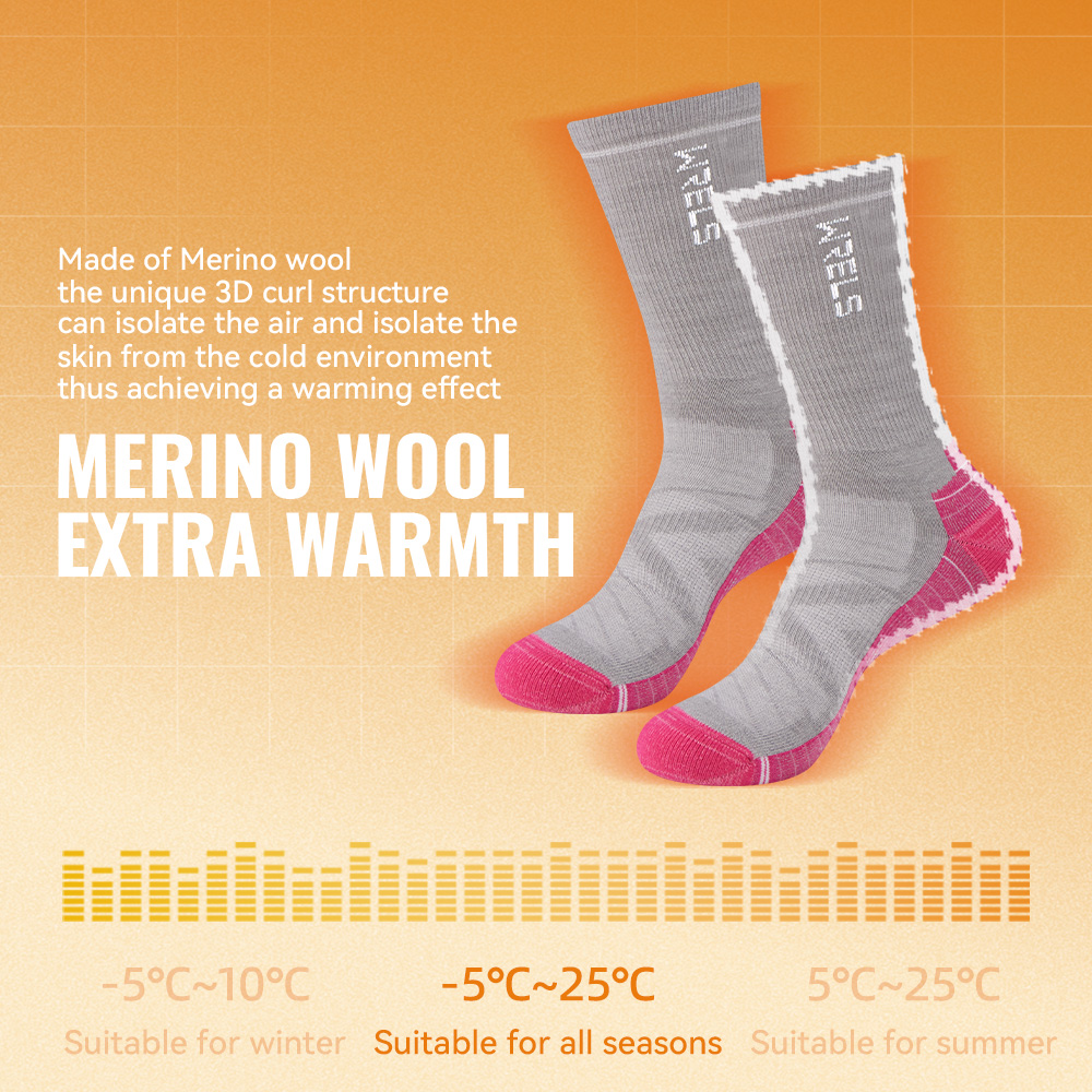 WRELS 1/2/3 chaussettes en lai - Wool Hiking Sock avis et prix