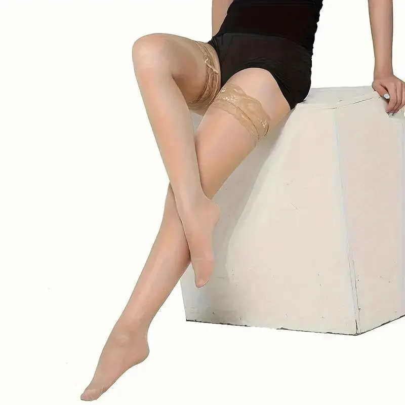 1 paire de bas hautes en dente - Thigh High Sock Stay Up avis et prix