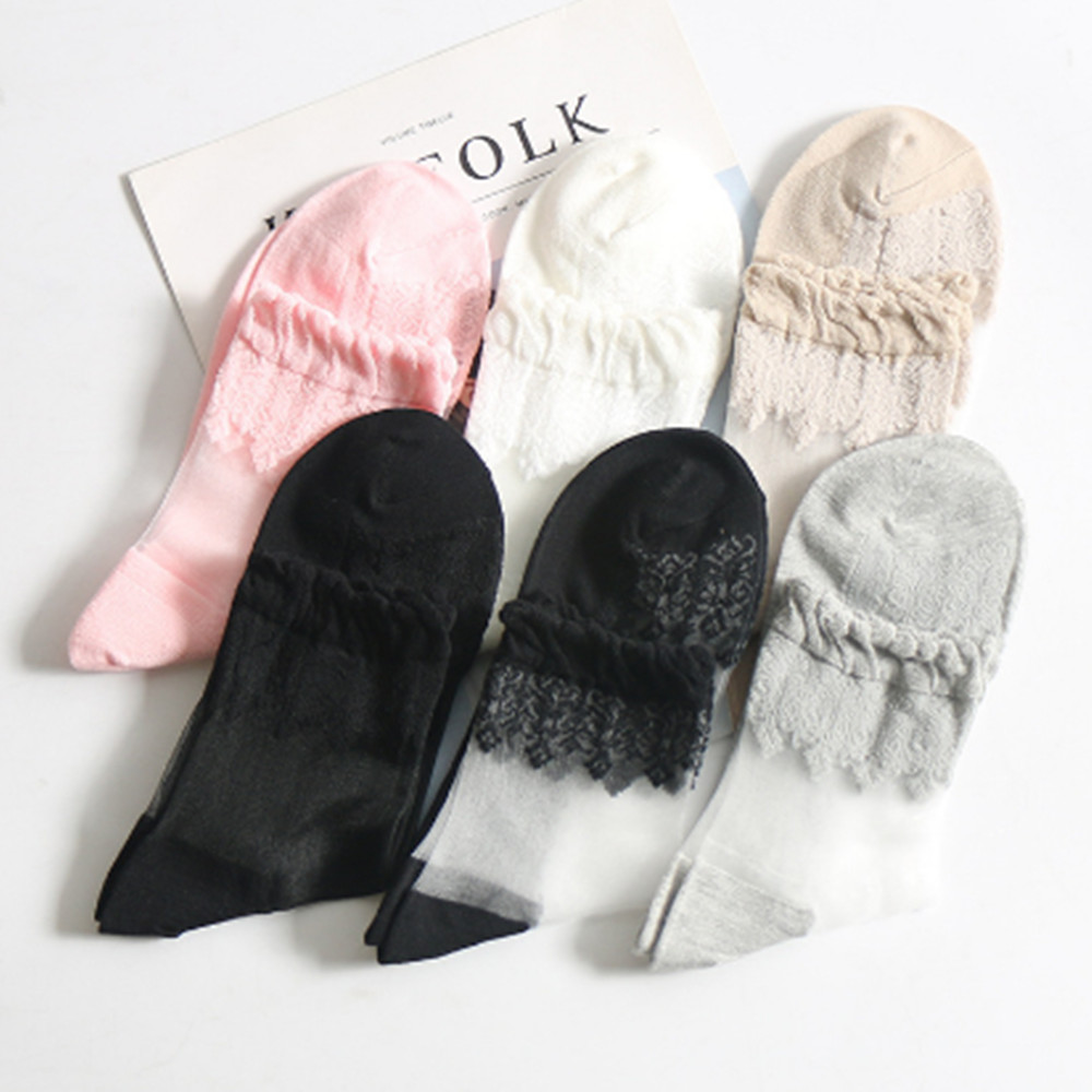 Femme dentelle chaussette cour - Invisibility Sock Loafer avis et prix